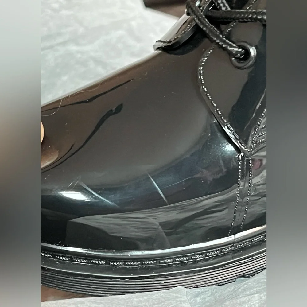 NIB NWT MICHAEL Michael Kors Tavie Combat Rain Boot Water Resistant Size 9 - Picture 8 of 14